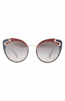Miu Miu 54mm Noir Evolution Cateye Sunglasses