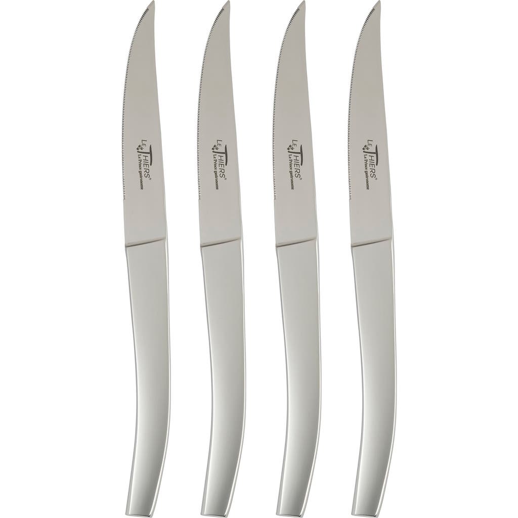Au Nain Le Thiers Steak Knives In Silver
