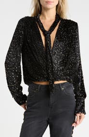 Simkhai Kayliegh Long Sleeve Top
