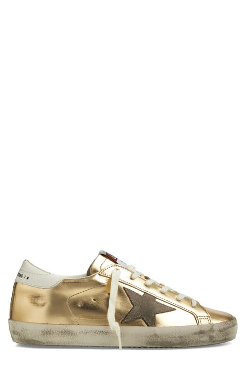 Golden Goose Super-star Metallic Low Top Sneaker In Multi