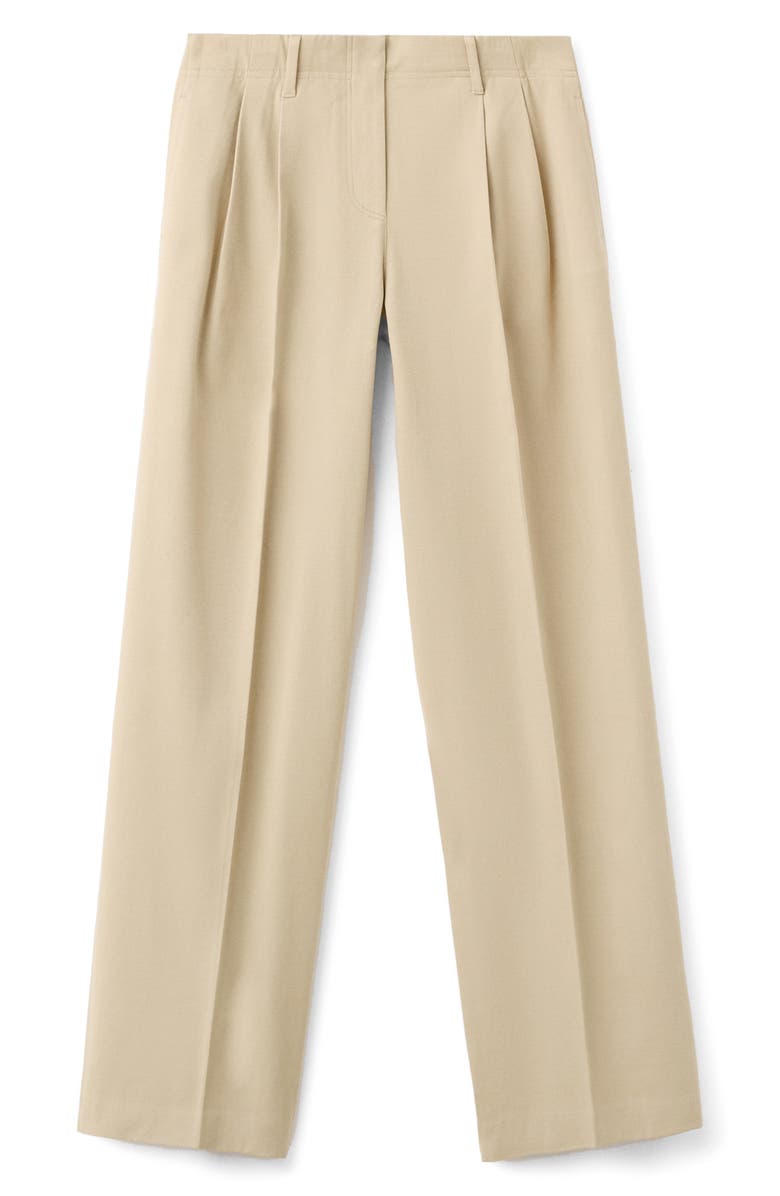 MANGO Tomtom Trousers, Alternate, color, Beige