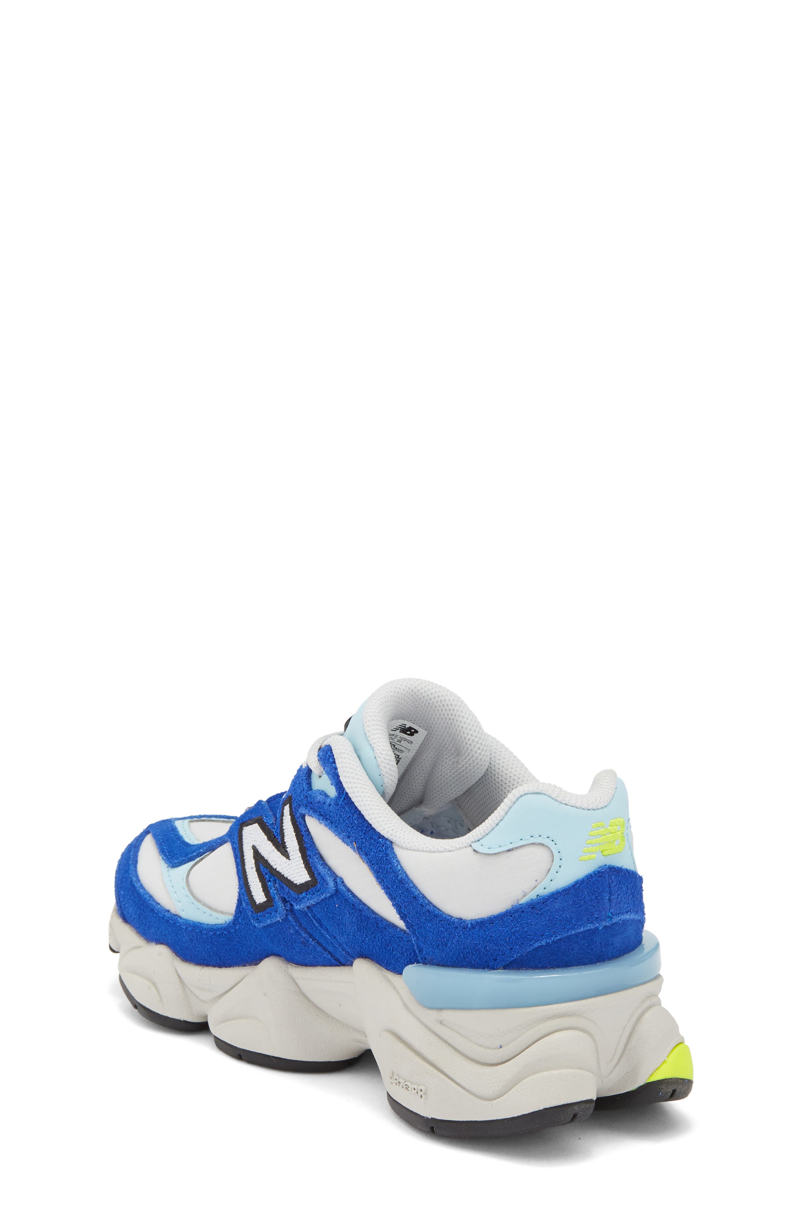 Kids' 9060 Sneaker, Alternate, color, BLUE BIRD/ CLOUD BLUE