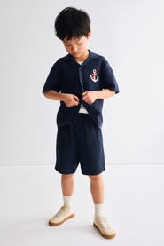 H&M Textured-knit Resort Shirt