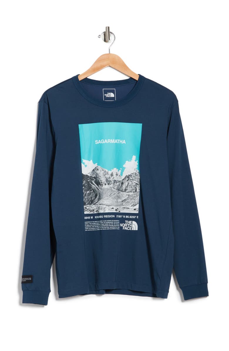 The North Face Sagarmatha Long Sleeve T-Shirt, Alternate, color, 