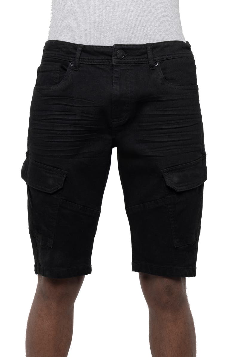 XRAY Denim Cargo Shorts, Alternate, color, 