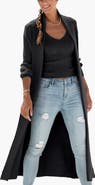 LASCANA Women's Long Knit Cardigan