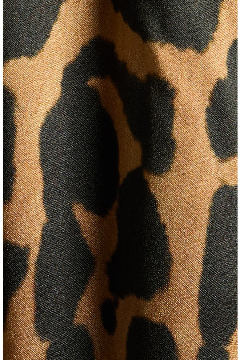 Stretch Silk Pajama Pants, Alternate, color, CAMEL