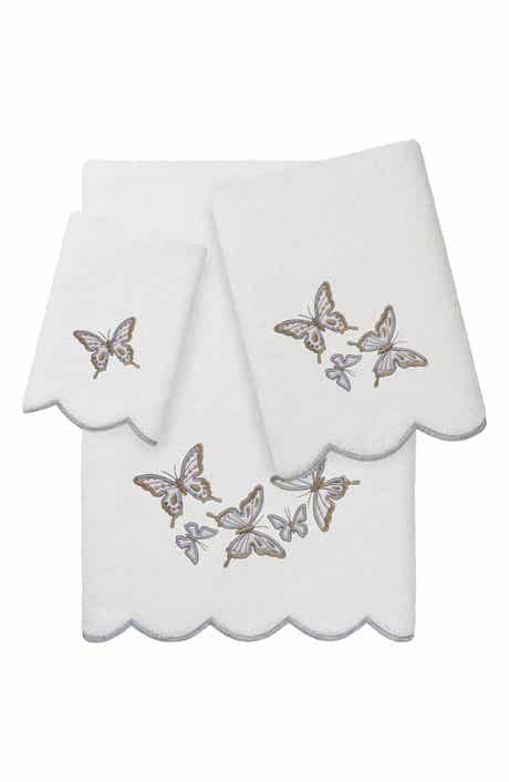 3-Piece Brittney Embroidered Turkish Cotton Towel Set
