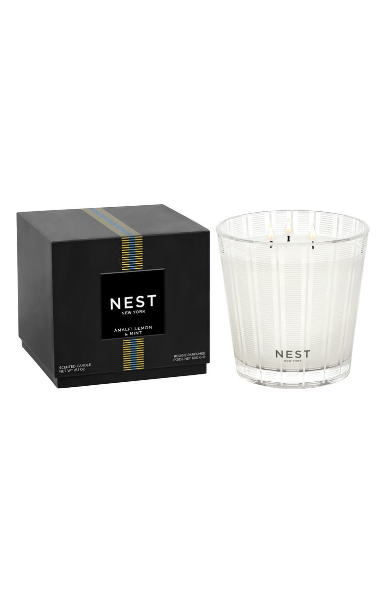 NEST New York Amalfi Lemon & Mint Scented Candle, Alternate, color,