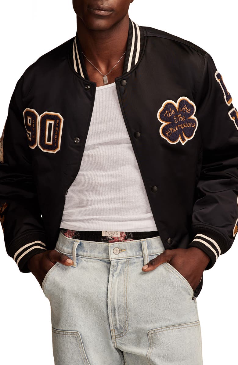 Lucky Brand Lucky Varsity Jacket, Main, color,