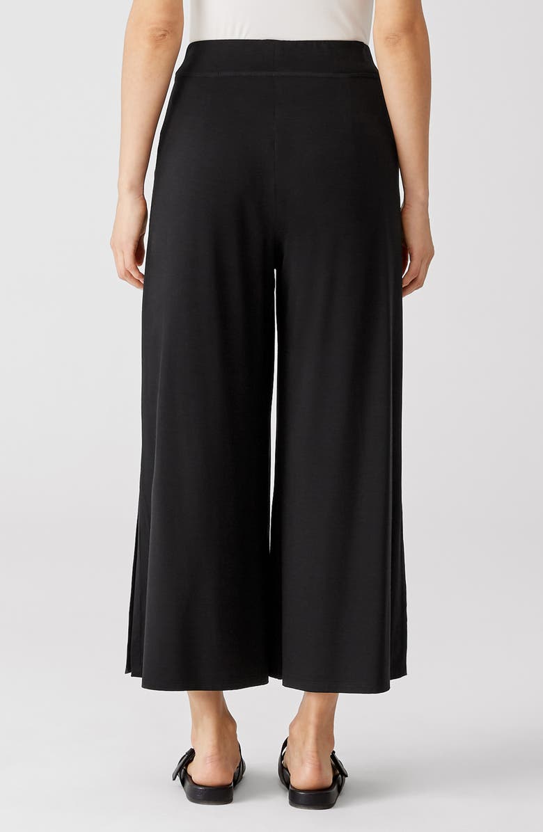 Eileen Fisher Side Slit Crop Wide Leg Pants, Alternate, color,