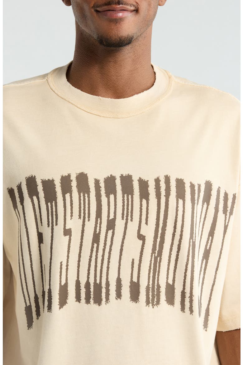 Bodysnatcher Cotton Graphic T-Shirt (Nordstrom Exclusive), Alternate, color, ANTIQUE WHITE/BLUE