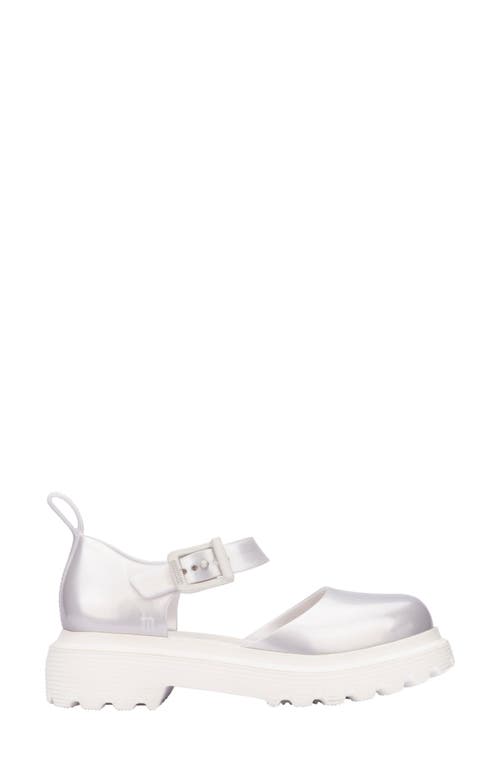 Melissa Ellie Sandal In Pearly White