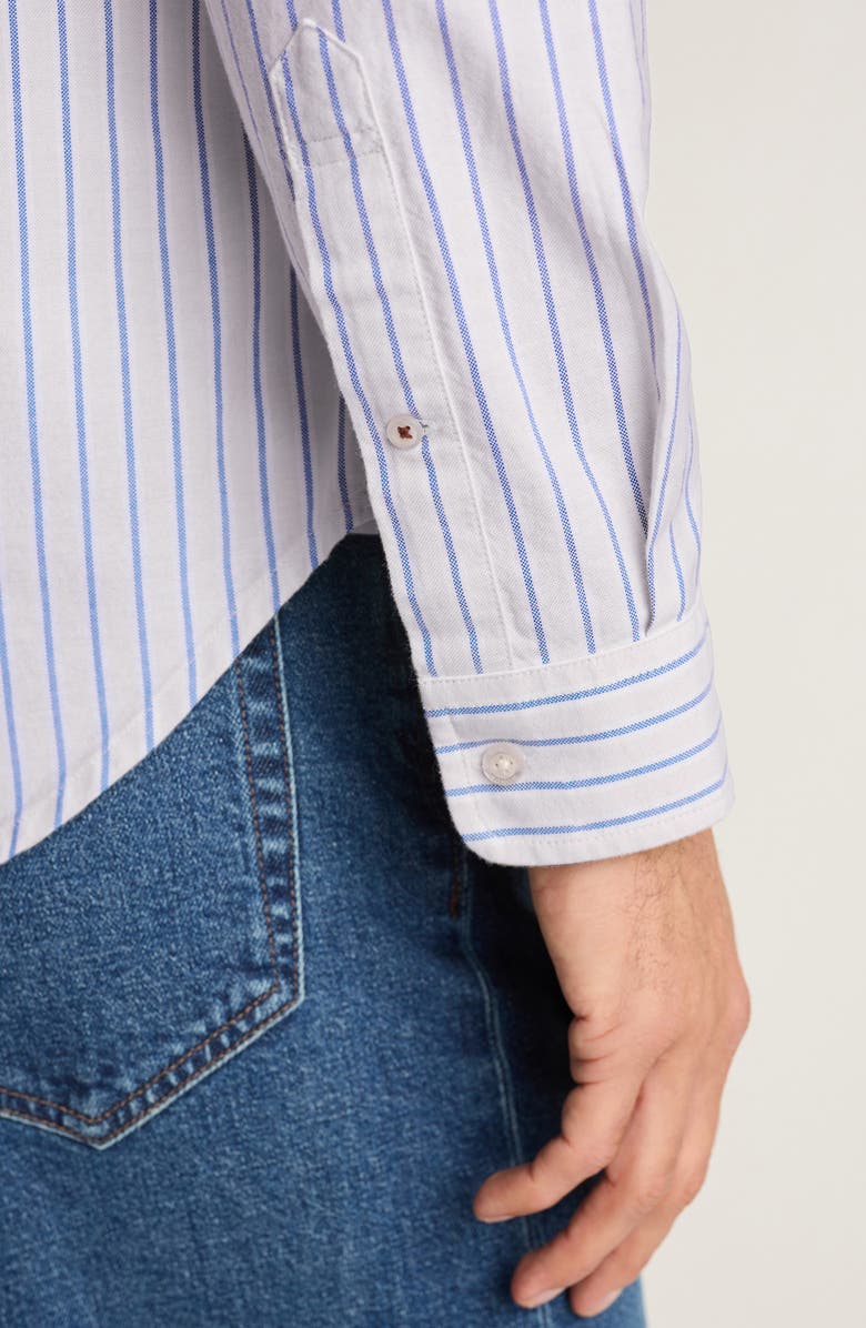 Bonobos Everyday Slim Fit Stripe Cotton Button-Down Oxford Shirt, Alternate, color, Dexter Oxford Stripe C10