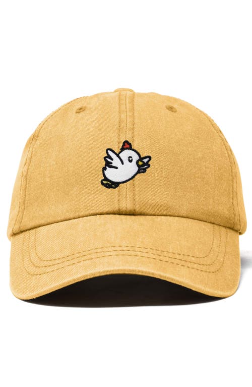 DALIX DALIX CHICKEN EMBROIDERED COTTON CAP 