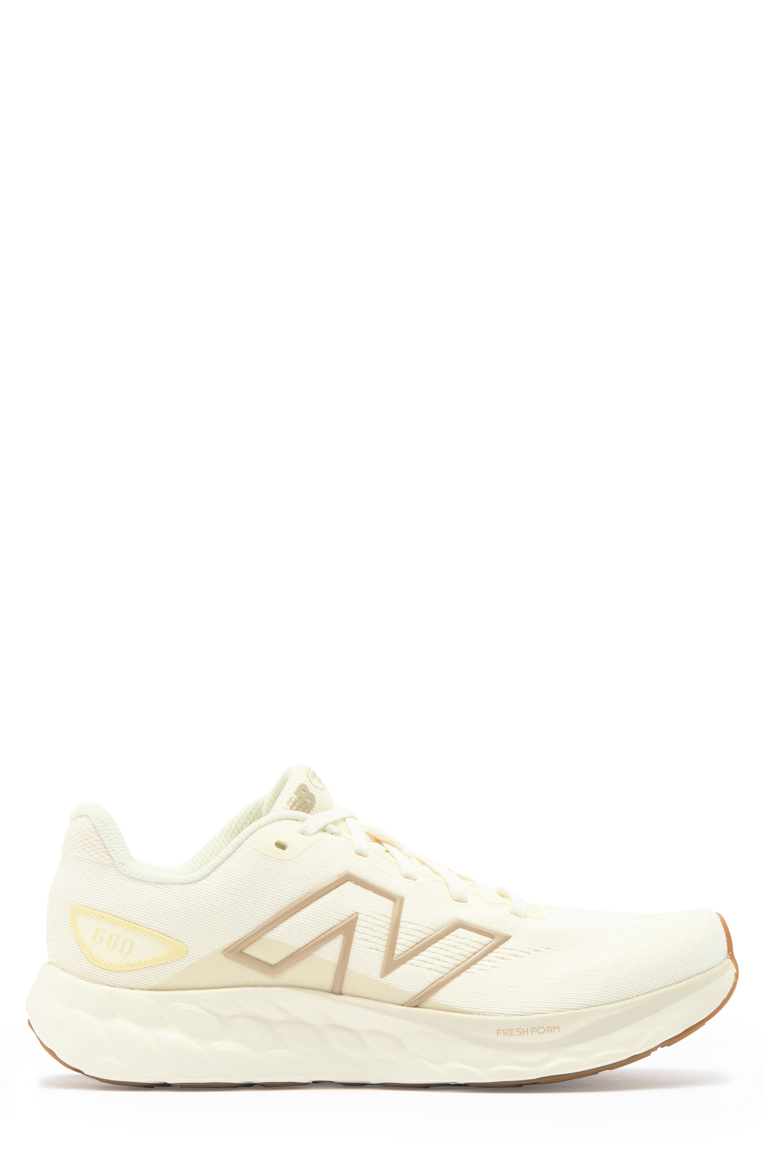 New Balance 680 Running Shoe, Alternate, color, Angora/ Linen