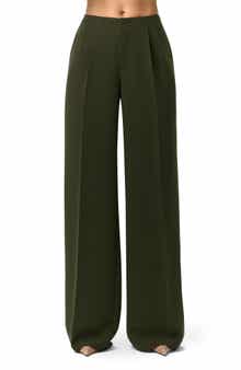 Suiting High Waist Wide Leg Pants