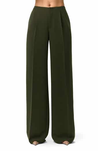 Suiting High Waist Wide Leg Pants