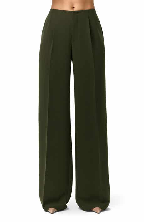 Suiting High Waist Wide Leg Pants