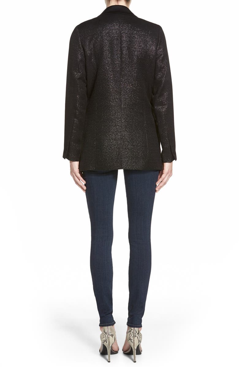 Trouvé Metallic Blazer, Alternate, color, 