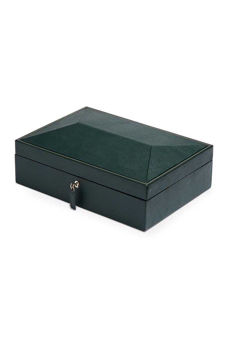 WOLF British Racing 8 Piece Watch Box, Alternate, color, Green