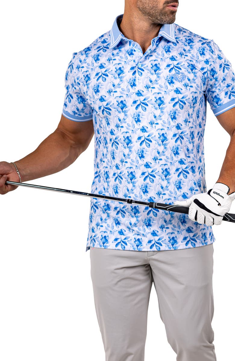 Maceoo Martyr00008 Print Golf Polo, Alternate, color, 