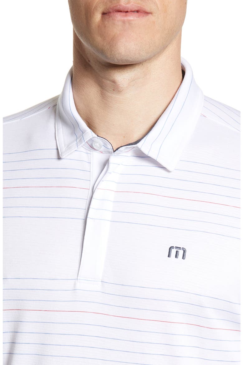 Gooden Regular Fit Stripe Polo, Alternate, color, WHITE