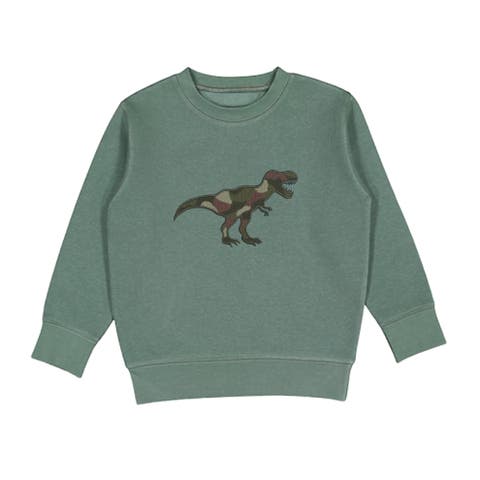 Camo Dino Patch Sweatshirt