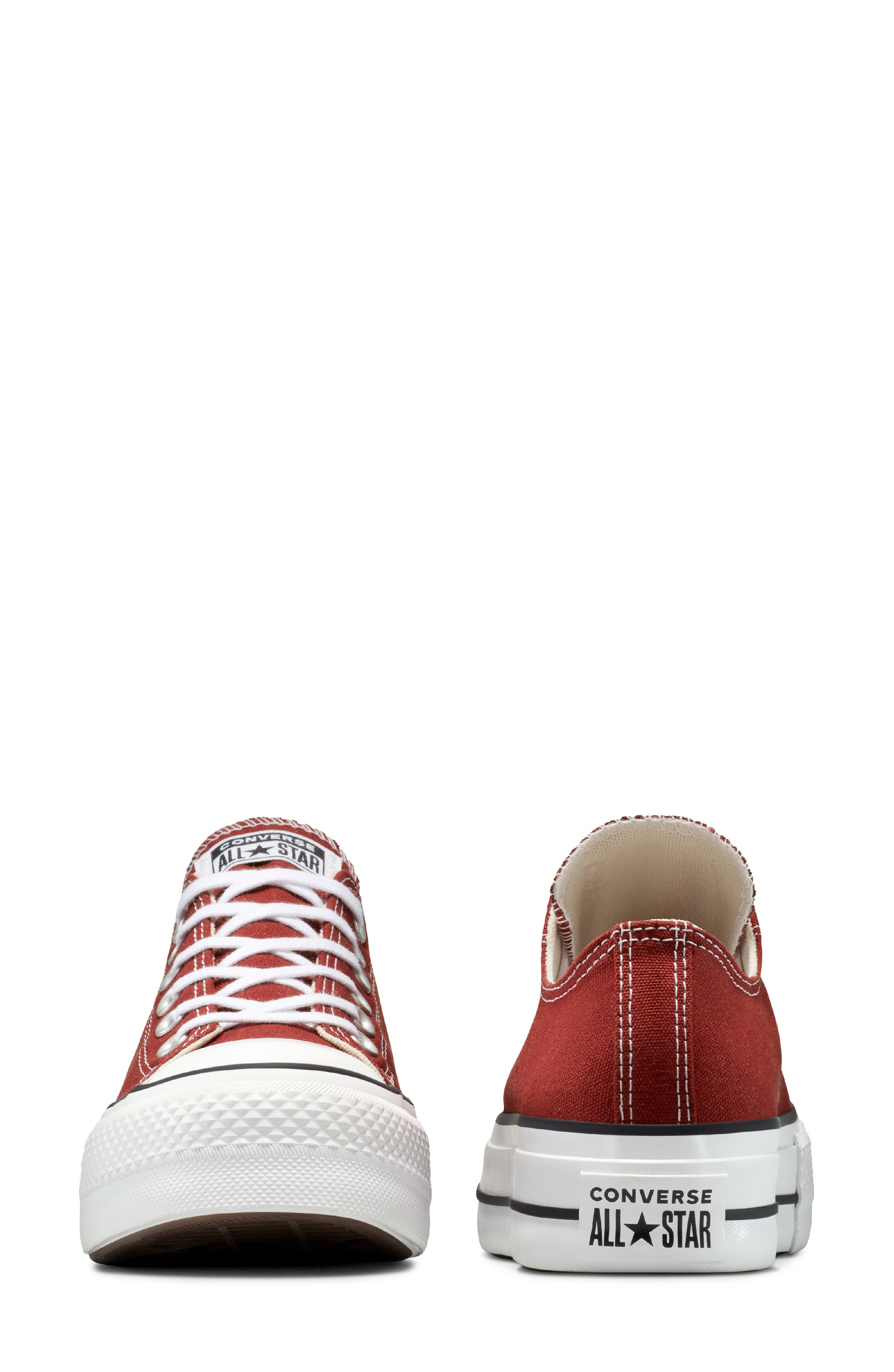Converse Chuck Taylor All Star Lift Low Top Platform Sneaker, Alternate, color, Rottin Apple/ White/ Black