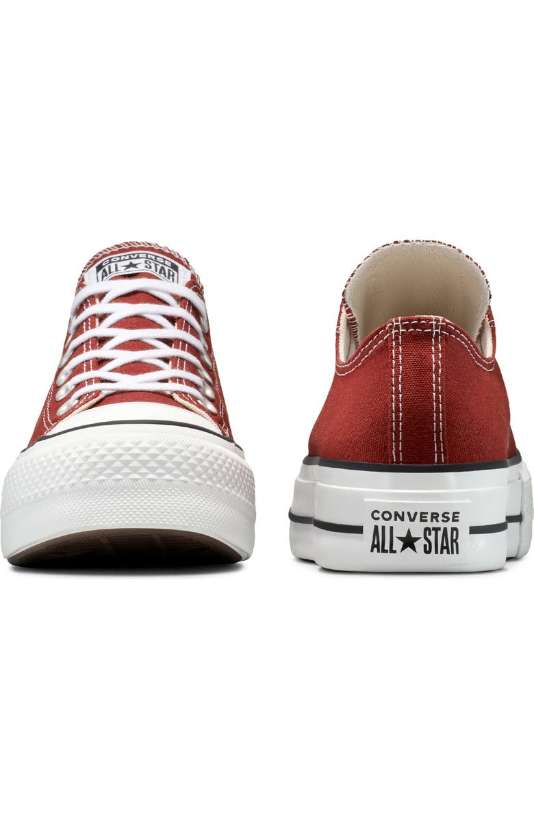 Converse Chuck Taylor All Star Lift Low Top Platform Sneaker, Alternate, color, Rottin Apple/ White/ Black