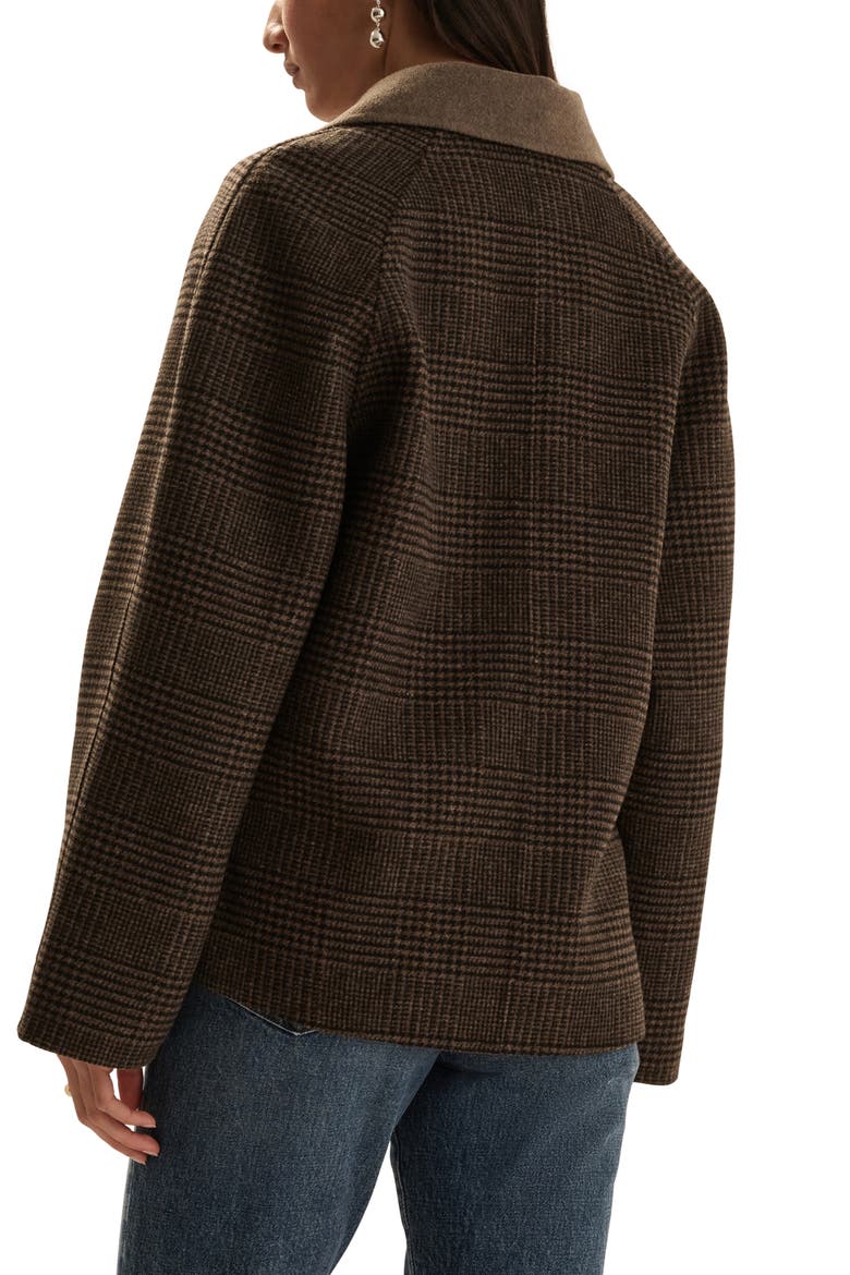 Cameron Houndstooth Coat, Alternate, color, GANACHE HOUNDSTOOTH