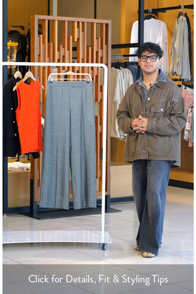 Ponte Wide Leg Jacquard Pants video