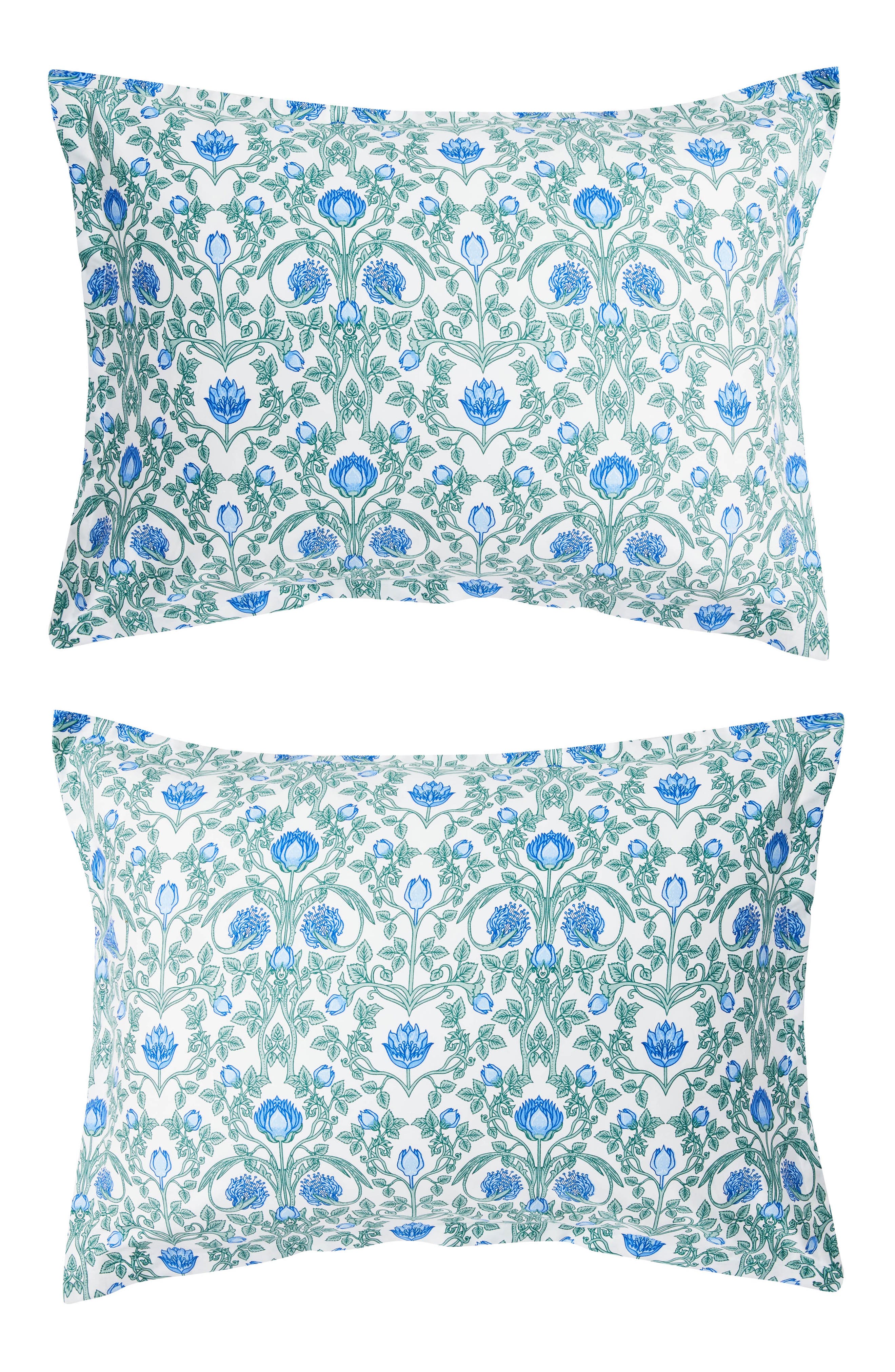 MELANGE HOME Floral Cotton Pillowcase Set