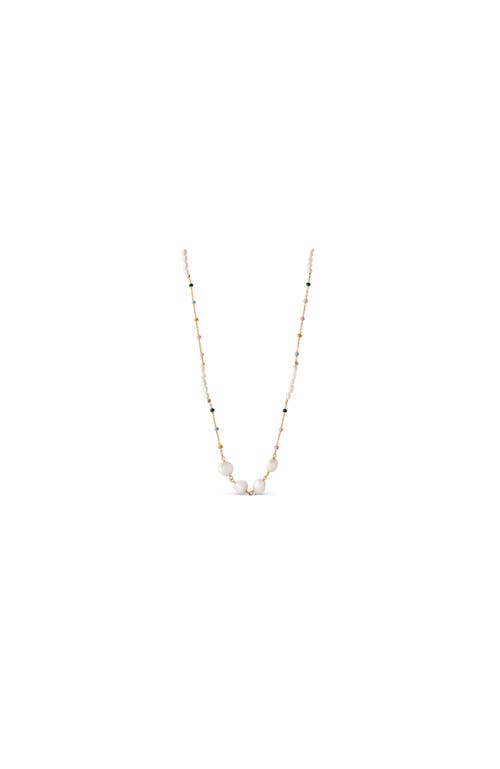 Enamel Copenhagen Lola Perla Necklace In Gold
