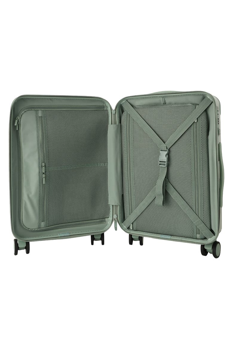 Nostos Glossy Spinner Carry-On, Alternate, color, LAGUNA