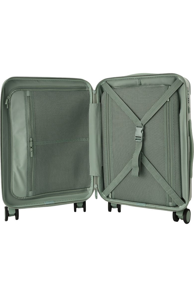 Hedgren Nostos Glossy Spinner Carry-On, Alternate, color, Laguna