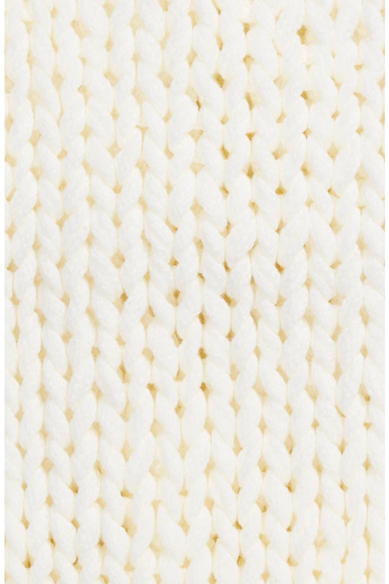 Jersey Rope Throw Blanket, Alternate, color, WHITE