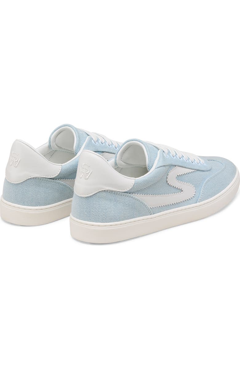 Stuart Weitzman Runaround Sneaker, Alternate, color, Light Blue/ White