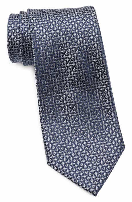 Brooks Brothers Micro Neat Geometric Silk Tie