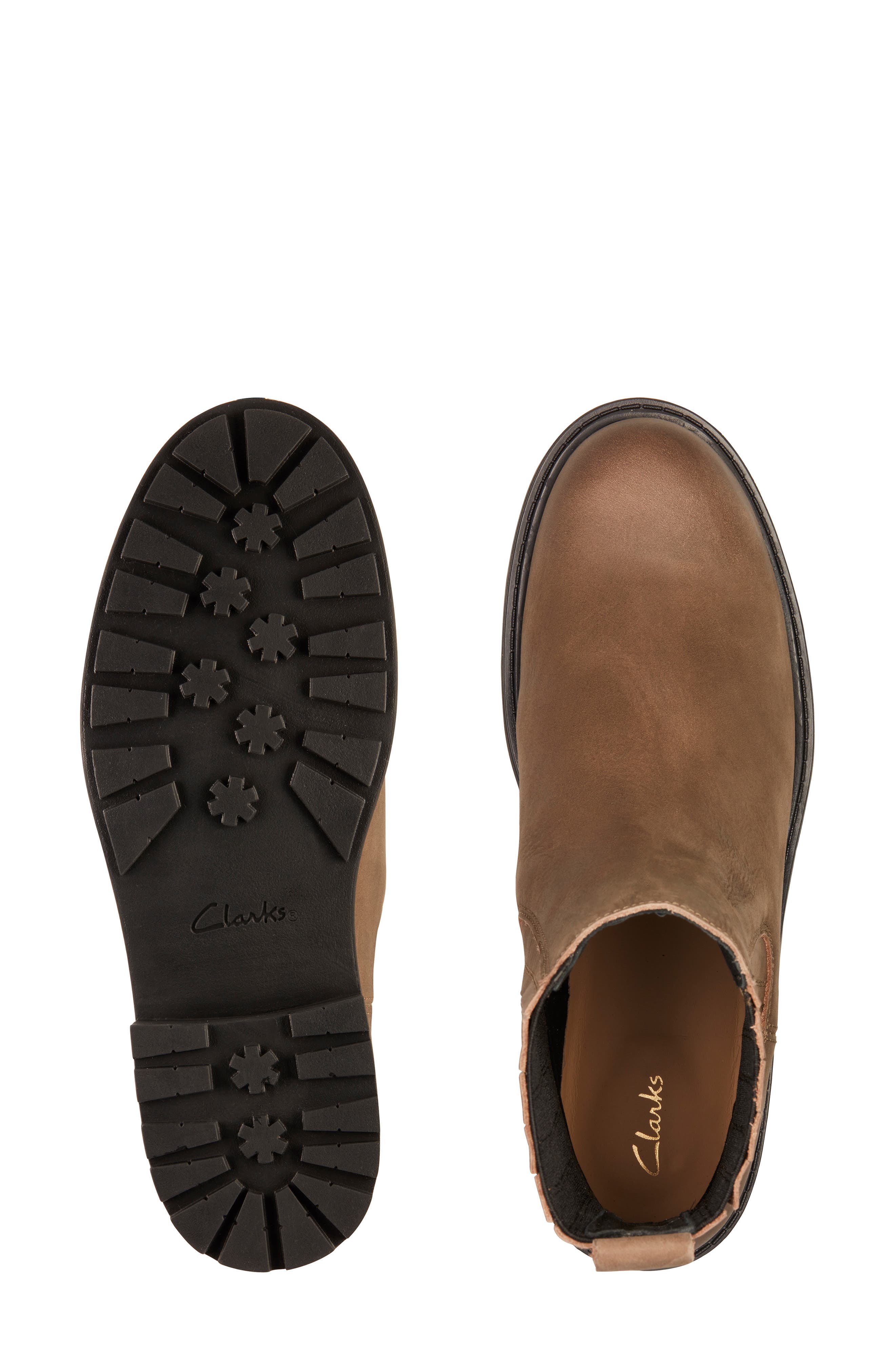 Clarks<sup>®</sup> Orinoco Chelsea Bootie, Alternate, color, Brown Snuf