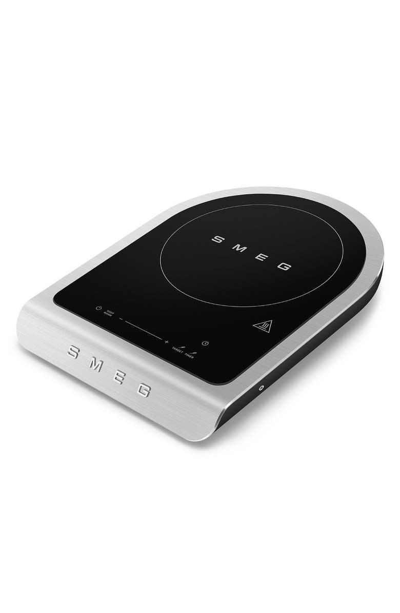 smeg Portable Induction Cooker, Alternate, color, Matte Black