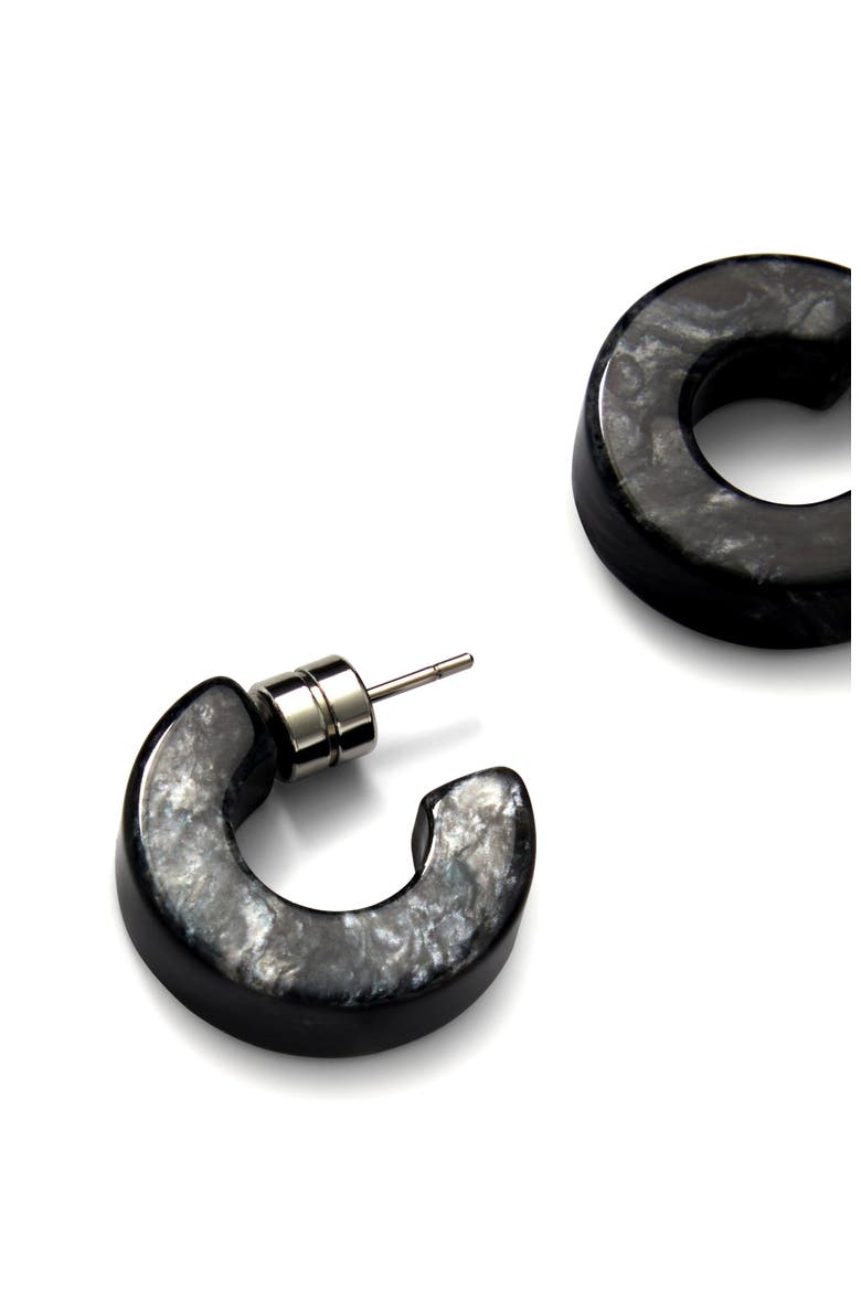 Muse Hoops, Alternate, color, Obsidian