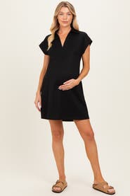 PinkBlush Collared Pocket Dress
