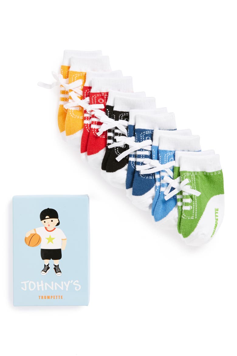 Johnny's Assorted 6-Pack Socks, Alternate, color, JOHNNY'S ASSORTED