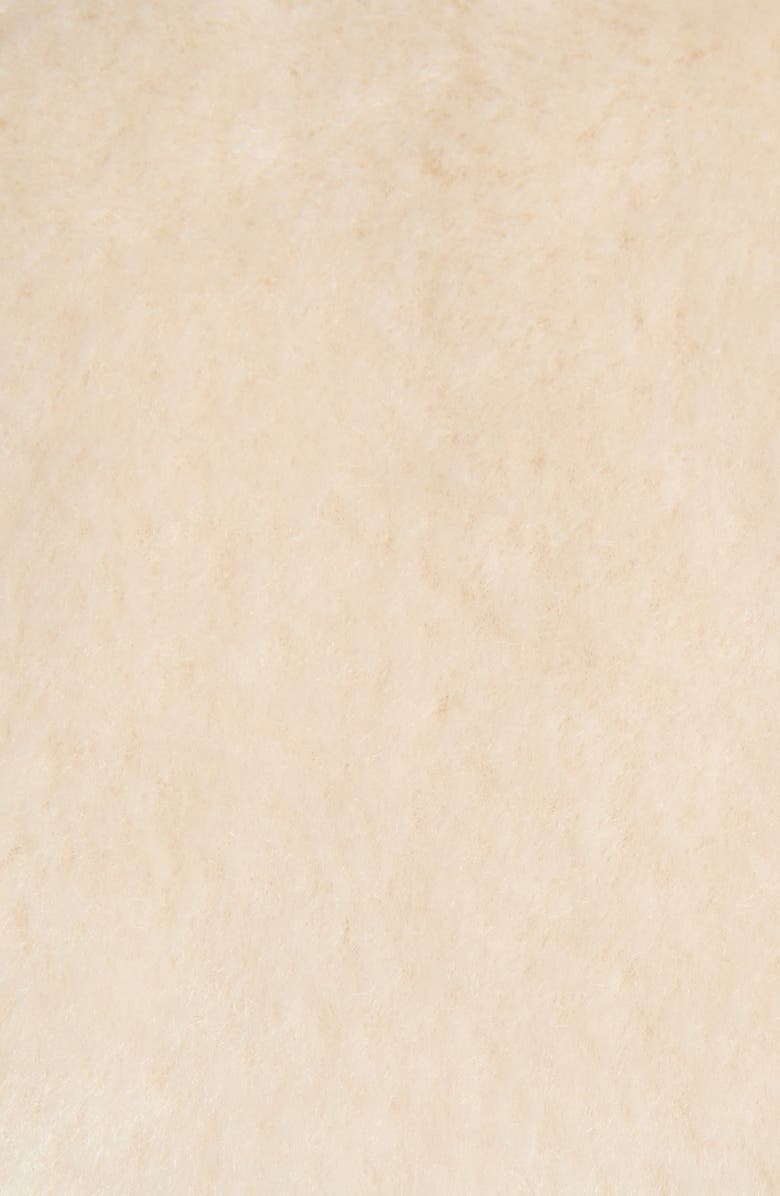 Moncler Sorbier Faux Fur & Down Long Vest, Alternate, color, 