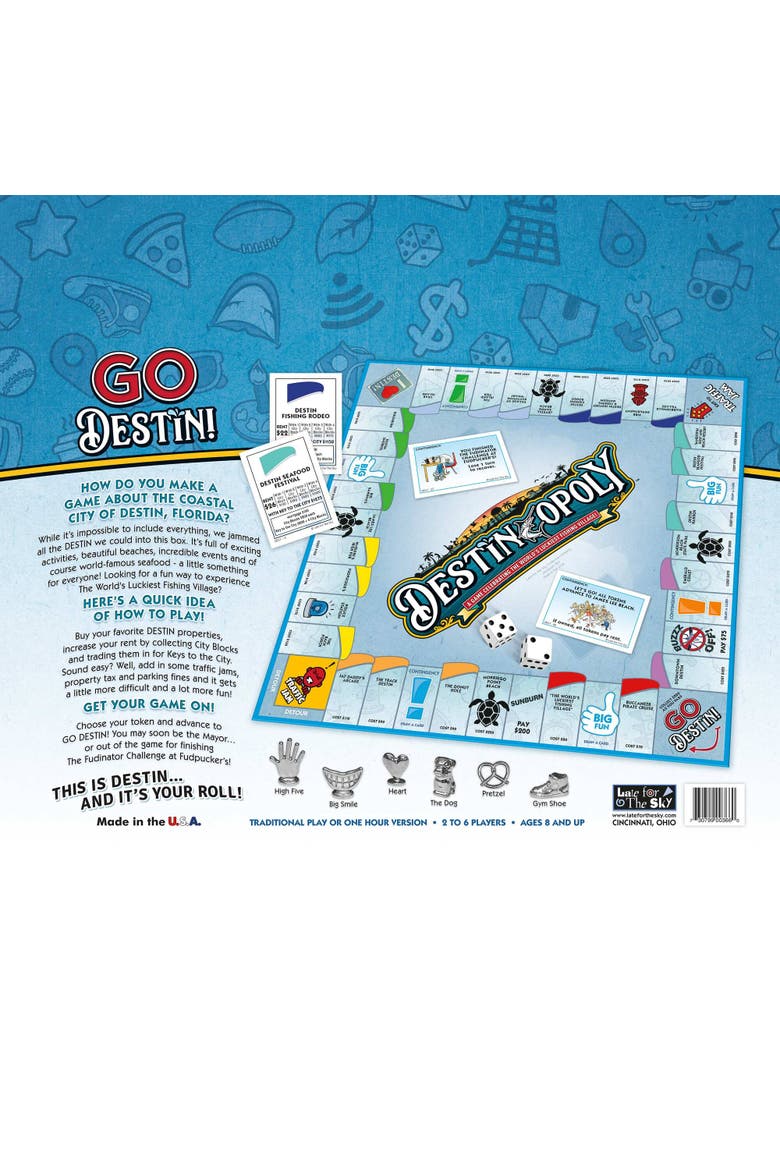Destin Opoly Board Game, Alternate, color, Multicolored