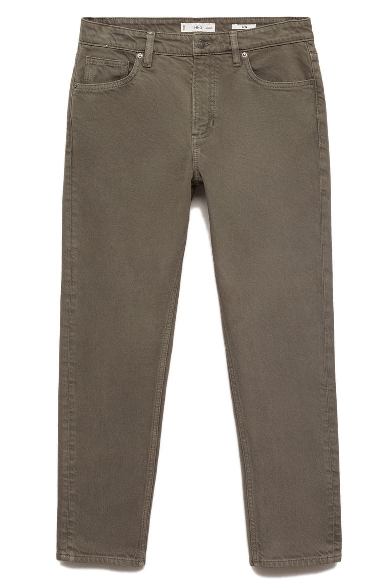 Ben Tapered Jeans, Alternate, color, DARK GREEN