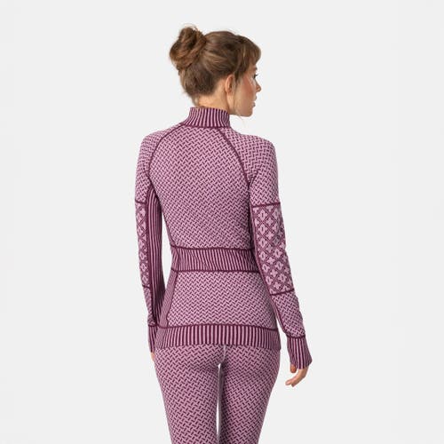 Kari Traa Smekker 1/2-zip Top In Purple