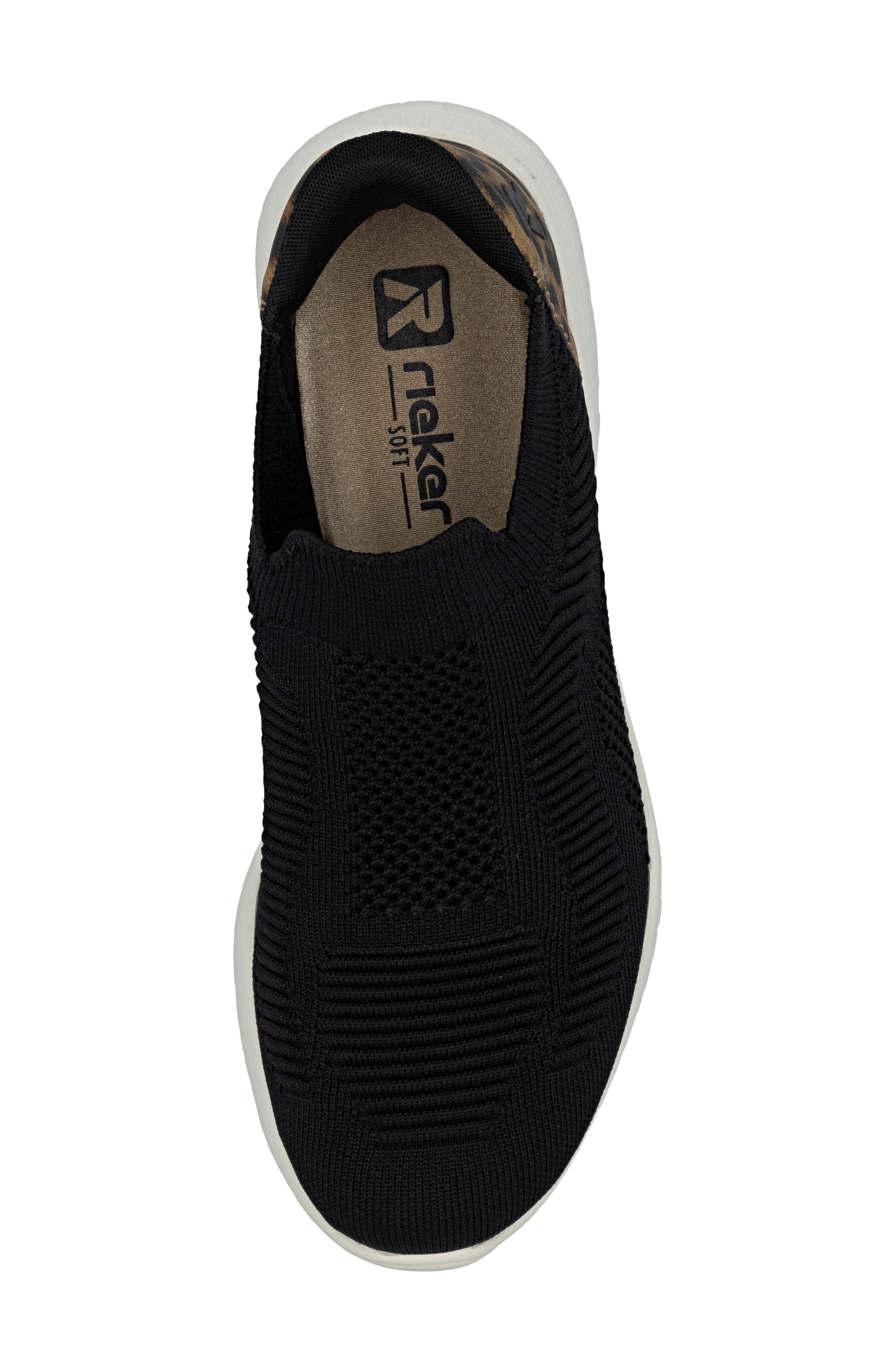 Edith 72 Slip-On Sneaker, Alternate, color, SCHWARZ/ BRAUN