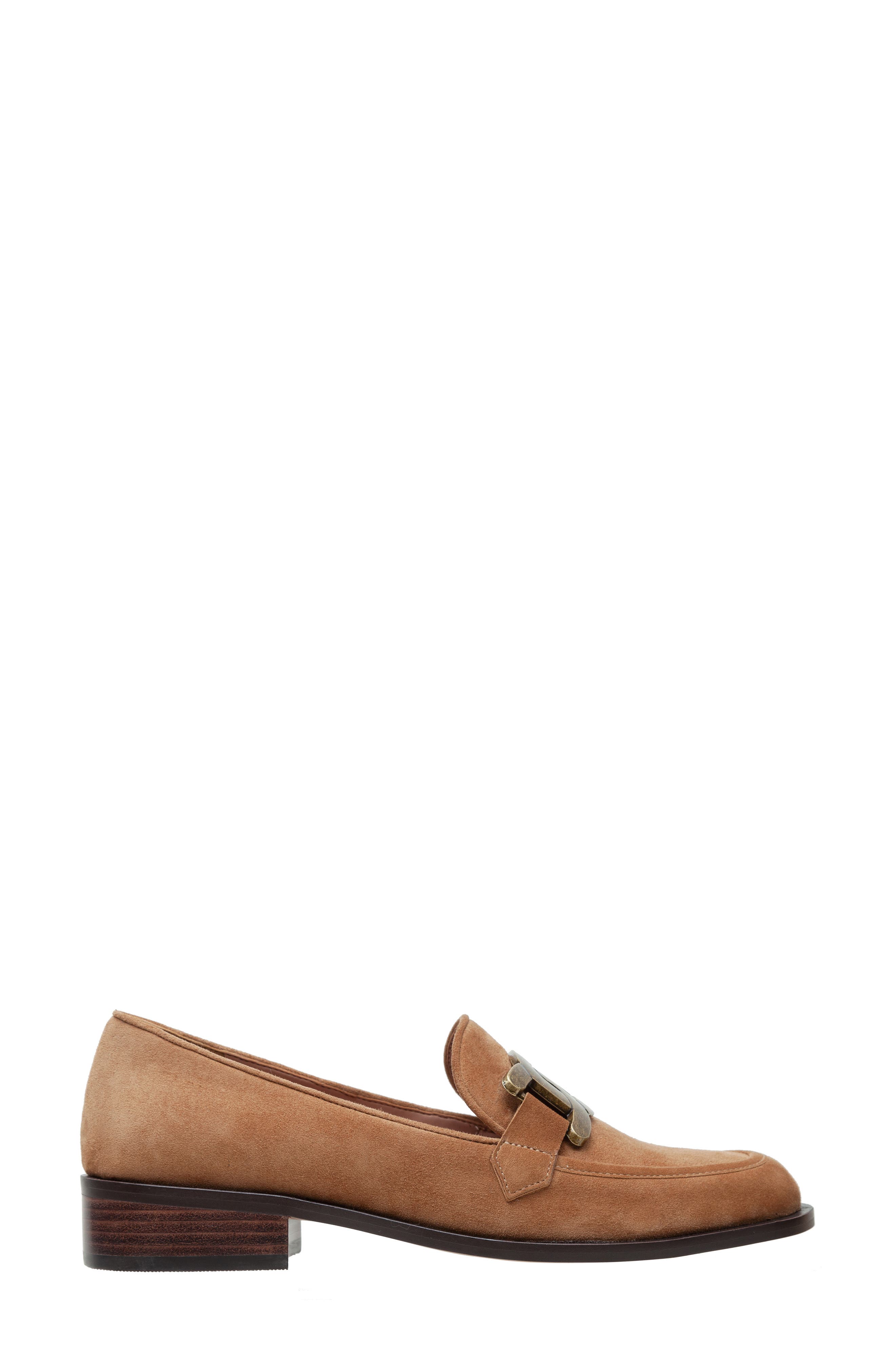 Linea Paolo Melise Chain Loafer, Alternate, color, Camel